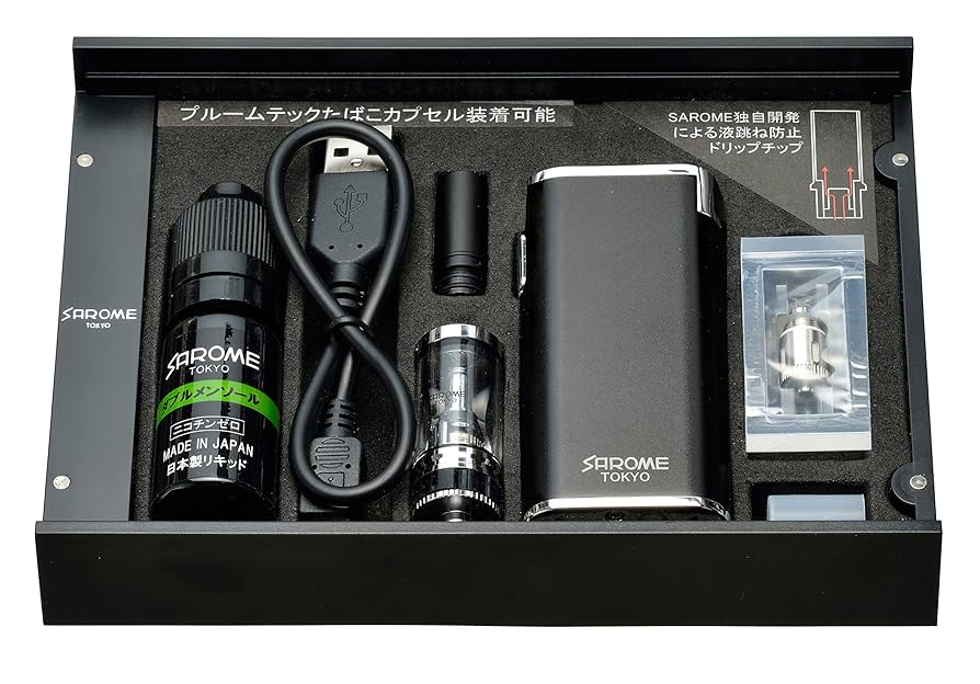 Amazon | SAROME VAPE-2 スターターキット ブラック & ダブル